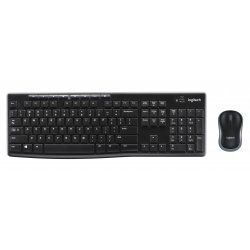 Logitech MK270 Wireless Combo - Conjunto de teclado e rato - sem fios - 2.4 GHz - Reino Unido 920-004523