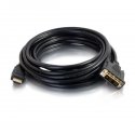 C2G 2m (6ft) HDMI to DVI Cable - HDMI to DVI-D Adapter Cable - 1080p - M/M - Cabo adaptador - DVI-D macho para HDMI macho - 2 m