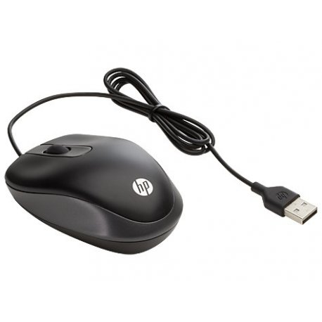 HP Travel - Rato - óptico - 3 botões - com cabo - USB G1K28AAABB