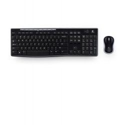 Logitech MK270 Wireless Combo - Conjunto de teclado e rato - sem fios - 2.4 GHz - QWERTY - Padrão internacional americano 920-0