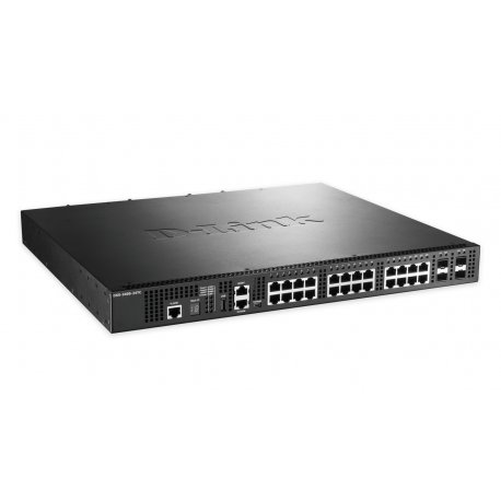 D-Link DXS 3400-24TC - Interruptor - L3 Lite - Administrado - 20 x 10GBase-T + 4 x combinado SFP+ 10 Gigabit - desktop, montáve