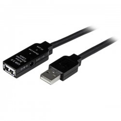 StarTech.com 10m USB 2.0 Active Extension Cable M/F - 10 meter USB 2.0 Repeater / Extender Cable USB A (M) to USB A (F) 10 m Bl