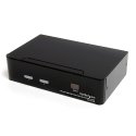 StarTech.com 2 Port DVI USB KVM Switch with Audio and USB 2.0 Hub (SV231DVIUA) - Chave de KVM / áudio / USB - 2 x KVM / áudio /