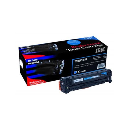 Toner IBM para HP 312A Azul CF381A 2700 Pág. IBMTG95P6581