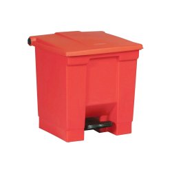 Contentor c/Pedal 30 Litros Vermelho RUBFG614300RED