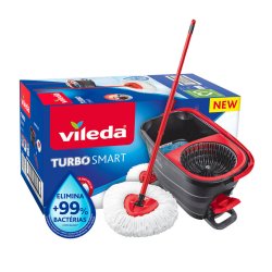 Balde com Pedal e Esfregona Vileda Turbo Smart 686173861