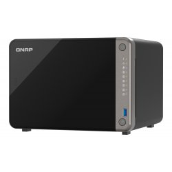 NAS QNAP 6-Bay c/ IA da NPU de 6 TOPS ARM Cortex-A76/A55 8C 64 bits/8GB/1 x 2.5GbE + 2xGbE/USB/Tower TS-AI642-8G