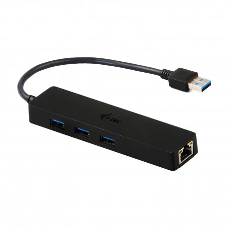 Hub i-tec USB 3.0 SLIM 3 portas com Gigabit Ethernet U3GL3SLIM