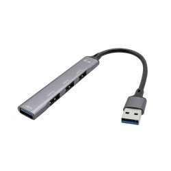 Hub i-tec USB 3.0 1x USB 3.0 + 3x USB 2.0 - Metal U3HUBMETALMINI4