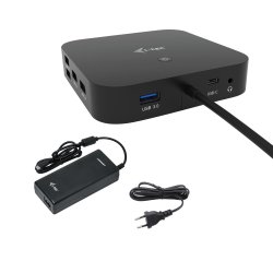 Docking Station i-tec USB-C HDMI Displayport com alimentação até 100W + Carregador C112W C31HDMIDPDOCKPD100