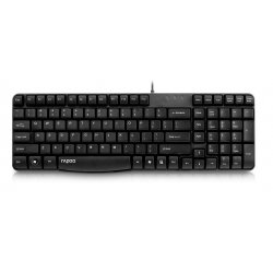 Teclado RAPOO N2400 Wired Spill-resistant Black 00192497