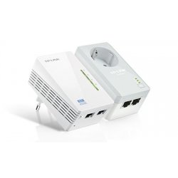 Kit 2 Adap PowerLine TP-Link 500Mbps c/Wir n 300Mbps TL-WPA4226KIT