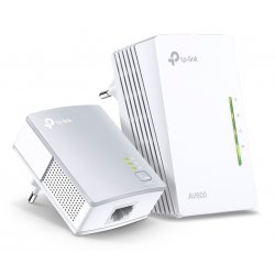 Kit 2 Adap PowerLine TP-Link 300Mbps 2 10/100Mbps Wireless 300Mbps - TL-WPA4221 KIT TL-WPA4221KIT