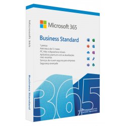 Microsoft M365 Bus Standard Retail Portuguese Subscription P8 EuroZone 1 License Medialess 1 Year KLQ-00687