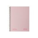 Caderno Espiral A4 Quadriculado Navigator Rosa Pastel 80Fls 1731224