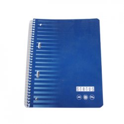 Caderno Espiral A5 Quadriculado EnriStatus 80Fls 1un 170Z30213