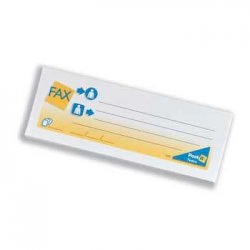 Post-it Mensagem Fax Pequeno 102x37 Pack2 MMM7690