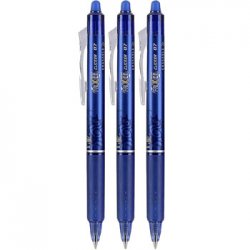 Esferográfica Azul 0,7mm Gel Pilot Frixion Ball Clicker 3un 1171235