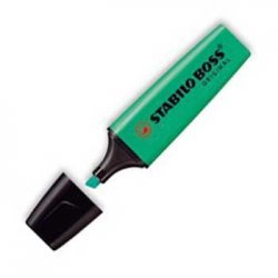 Marcador Fluorescente Verde Turquesa 70/51 Stabilo 10un 1331057