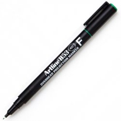 Marcador Permanente Fino Verde 0,5mm Artline 853 12un 1311004