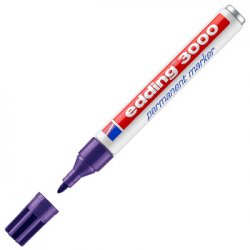 Marcador Permanente Grosso Edding 3000 Violeta 1,5-3mm 1un 1301227