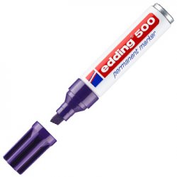 Marcador Permanente Grosso Violeta 2-7mm Edding 500 1un 1301249