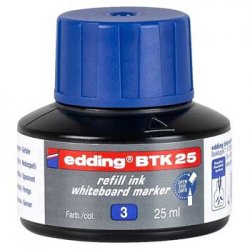 Recarga Marcador Quadros Brancos Azul 25ml Edding BTK 1un 1320253