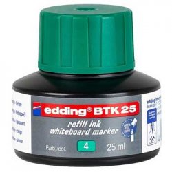 Recarga Marcador Quadros Brancos Verde 25ml Edding BTK 1un 1320254