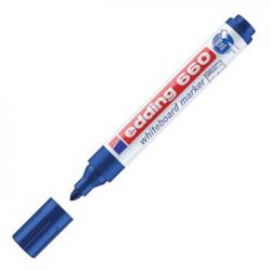 Marcador Quadros Brancos Azul 1,5-3mm Edding 660 1un 1321057