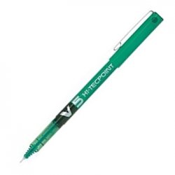 Marcador Roller Verde 0,5mm Pilot V5 1un 1301190