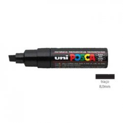 Marcador Uniball Posca PC-8K 8mm Preto (24) 1un 1293197/UN