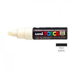 Marcador Uniball Posca PC-8K 8mm Marfim (46) 1un 1293201/UN