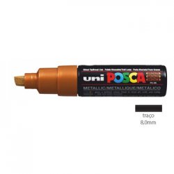 Marcador Uniball Posca PC-8K 8mm Bronze (42) 1un 1293218/UN