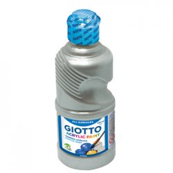 Guache Líquido Acrílico 250ml Giotto Prata 160533900