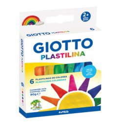 Plasticina 6 Cores Giotto 6x15g 160500100