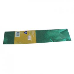 Papel Crepe Verde Metalizado 50x150cm Rolo 123Z18055