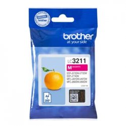 Tinteiro Brother LC3211M Magenta 200 Pág. BROLC3211M