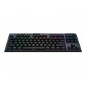 Logitech G915 TKL Tenkeyless LIGHTSPEED Wireless RGB Mechanical Gaming Keyboard - Teclado - luz traseira - sem fios - USB, Blue