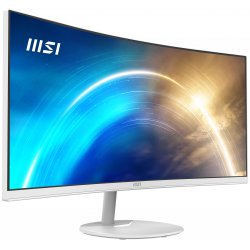 \Monitor MSI PRO MP341CQW Curve VA 34\\\" UWQHD 100Hz 1ms(MPRT) FreeSync 300nits, White\"" 9S6-3PB2CT-009"""