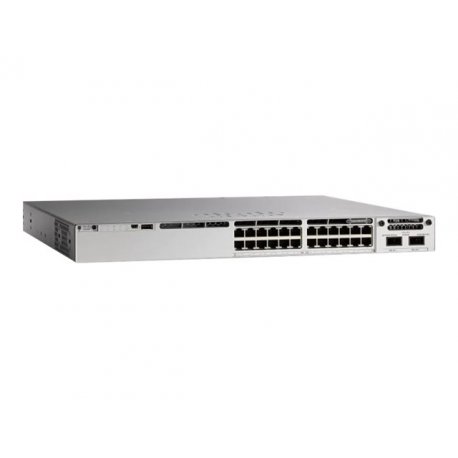 Cisco Catalyst 9300 - Network Advantage - interruptor - L3 - Administrado - 24 x 10/100/1000 (PoE+) - montável em trilho - PoE+