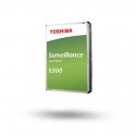 Toshiba S300 Surveillance - Disco rígido - 8 TB - interna - 3.5" - SATA 6Gb/s - 7200 rpm - buffer: 256 MB HDWT380UZSVA