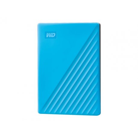 WD My Passport WDBYVG0020BBL - Disco rígido - encriptado - 2 TB - externa (portátil) - USB 3.2 Gen 1 - 256-bits AES - azul WDBY