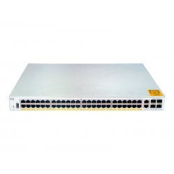 Cisco Catalyst 1000-48P-4G-L - Interruptor - Administrado - 24 x 10/100/1000 (PoE+) + 24 x 10/100/1000 + 4 x Gigabit SFP (ligaç