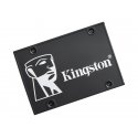 Kingston KC600 - SSD - encriptado - 2 TB - interna - 2.5" - SATA 6Gb/s - 256-bit AES-XTS - Self-Encrypting Drive (SED), TCG Opa