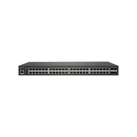 SonicWall Switch SWS14-48 - Interruptor - Administrado - 48 x 10/100/1000 + 4 x 10 Gigabit SFP+ - montável em trilho 02-SSC-246