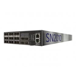 NVIDIA Spectrum SN2010 - Interruptor - L3 - Administrado - 18 x 25 Gigabit SFP28 + 4 x 100 Gigabit QSFP28 - fluxo de ar trás pa