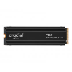 Crucial T700 - SSD - encriptado - 4 TB - interna - M.2 - PCI Express 5.0 (NVMe) - TCG Opal Encryption 2.01 CT4000T700SSD5