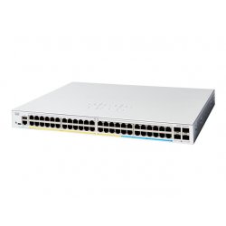 Cisco Catalyst 1300-48FP-4X - Interruptor - L3 - Administrado - 48 x 10/100/1000 (PoE+) + 4 x 10 Gigabit SFP+ - montável em tri