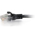 C2G Cat6 Booted Unshielded (UTP) Network Patch Cable - Cabo patch - RJ-45 (M) para RJ-45 (M) - 30 cm - PTNB - CAT 6 - moldado, 