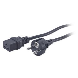 APC - Cabo de alimentação - IEC 60320 C19 para power CEE 7/7 (M) - AC 230 V - 2.5 m - preto - para P/N: SMT2200I-AR, SMT2200R2I